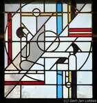 Glas in lood van Kees Kuiler, huidige locatie: Muiderkerk Linnaeusstraat
<br/>
Gert-Jan Lobbes, 2016